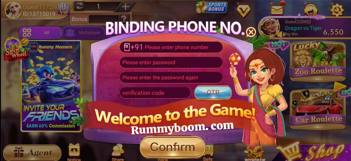 Rummy Ox App Login